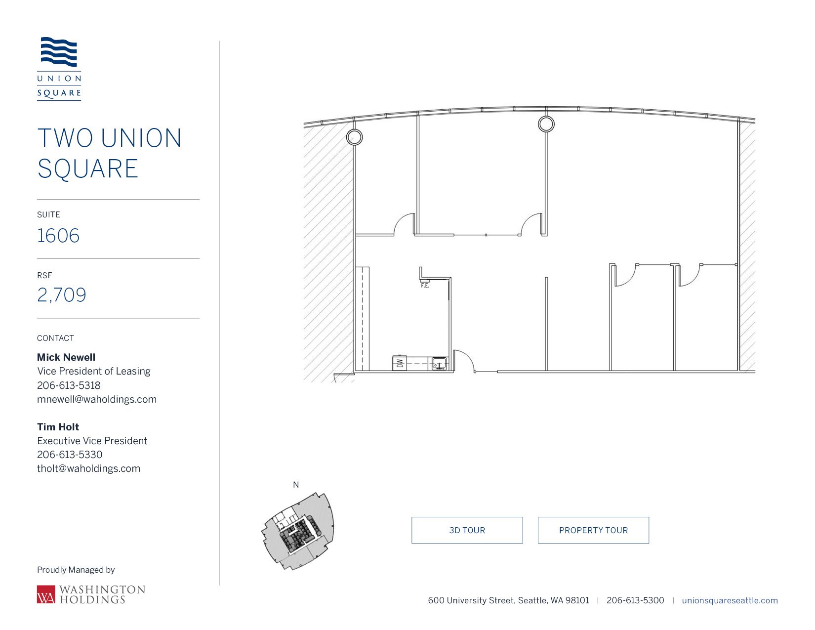 Image of Two Union Square, floor 16
