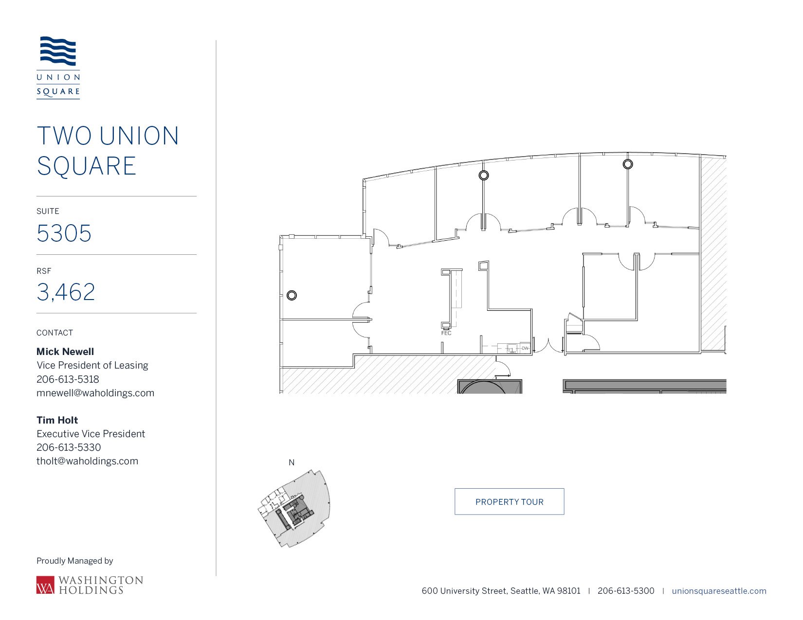 Image of Two Union Square, floor 53